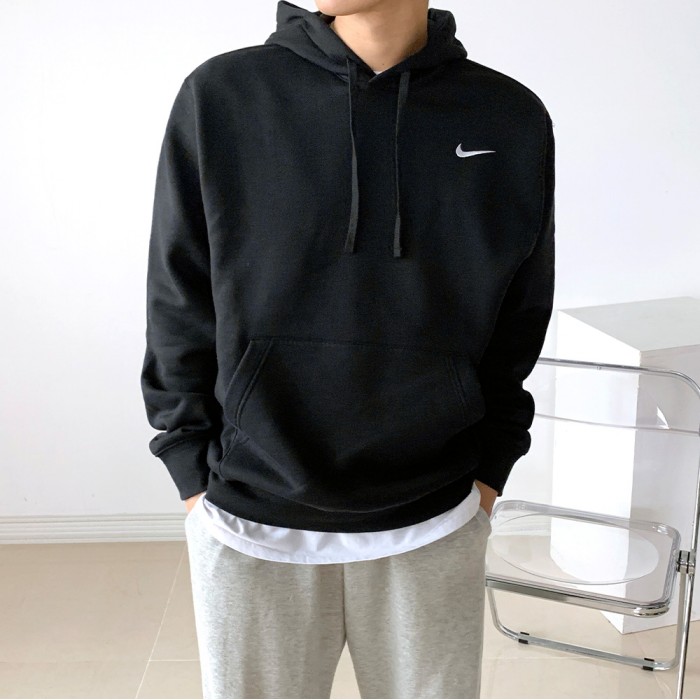 나이키 후드티 스우시 로고 클럽 플리스 후드 티셔츠