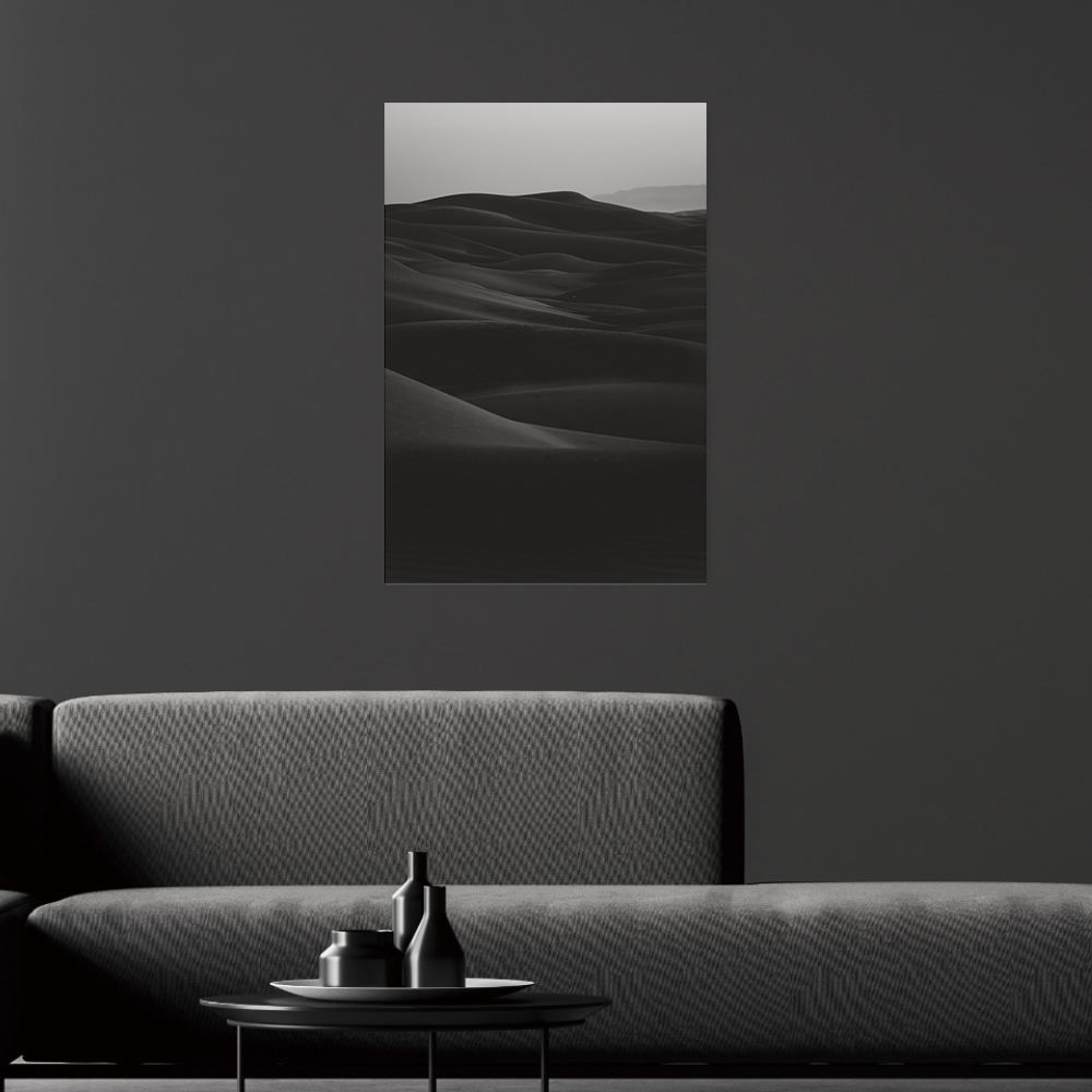 인테리어 그림 거실 액자 접착 포스터 캔버스 블랙시리즈 01 A2