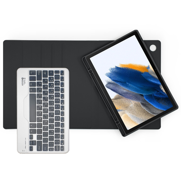 삼성 갤럭시탭A8 2022 10.5 콤비 회전 블루투스 키보드 북커버 케이스 x200 x205 - 상세 이미지 5