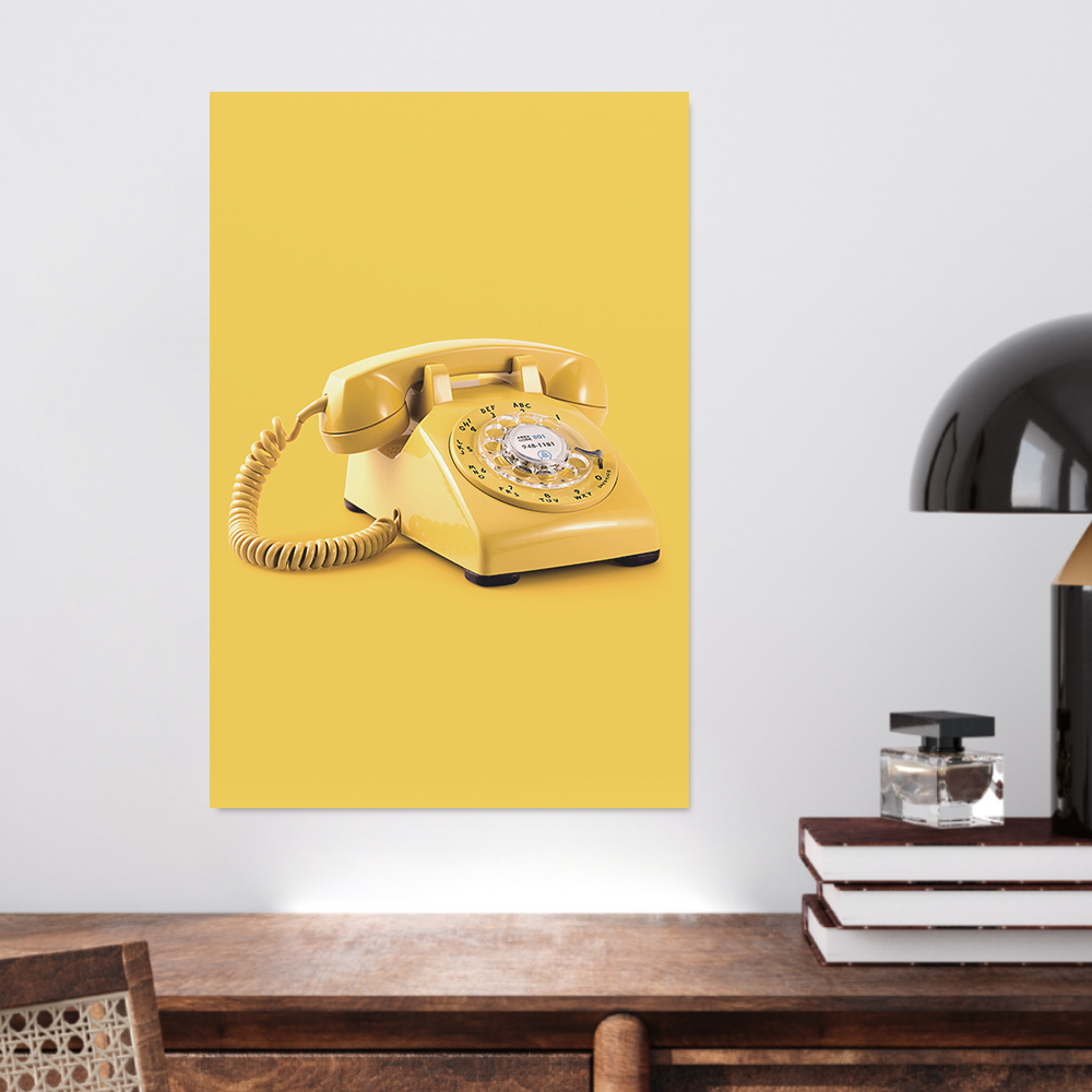 인테리어 그림 거실 액자 접착 포스터 캔버스 노랑시리즈 01 A2