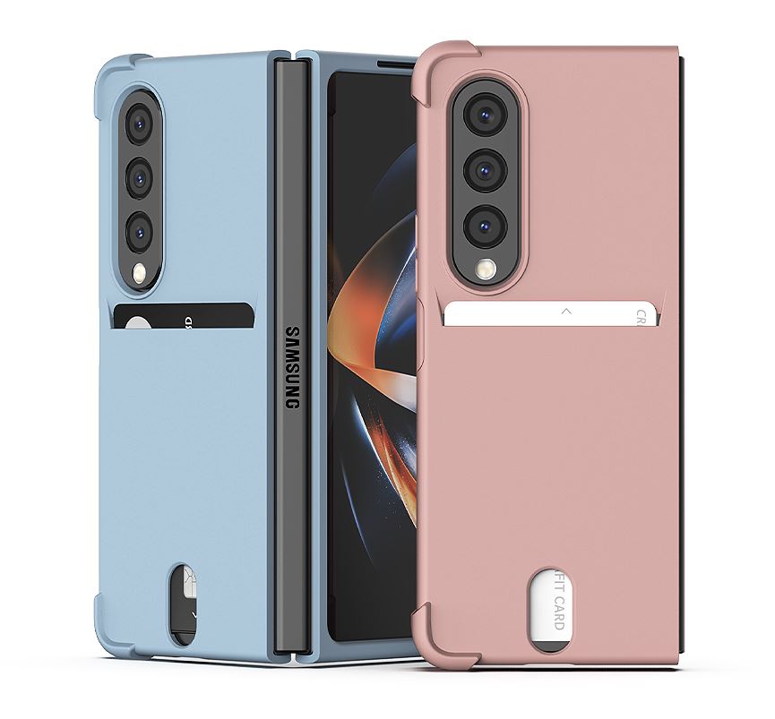 갤럭시 케이스 카드 수납 지갑 블랙, 갤럭시Z 폴드4 - 상세 이미지 2