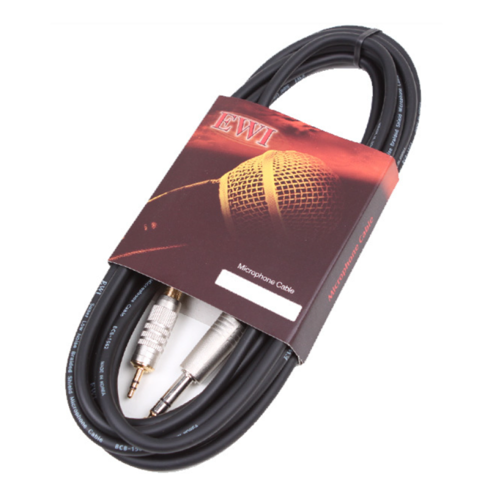EWI LCTC 7m 55잭 6.3 to 3.5 TRS 스테레오 밸런스 AUX 케이블 오디오 악기 연결선 - 상품 이미지