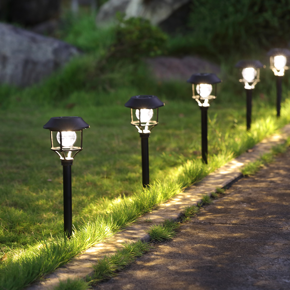 솔라콤 태양광 정원등 태양열 조명 가로등 잔디 LED 수정 구슬