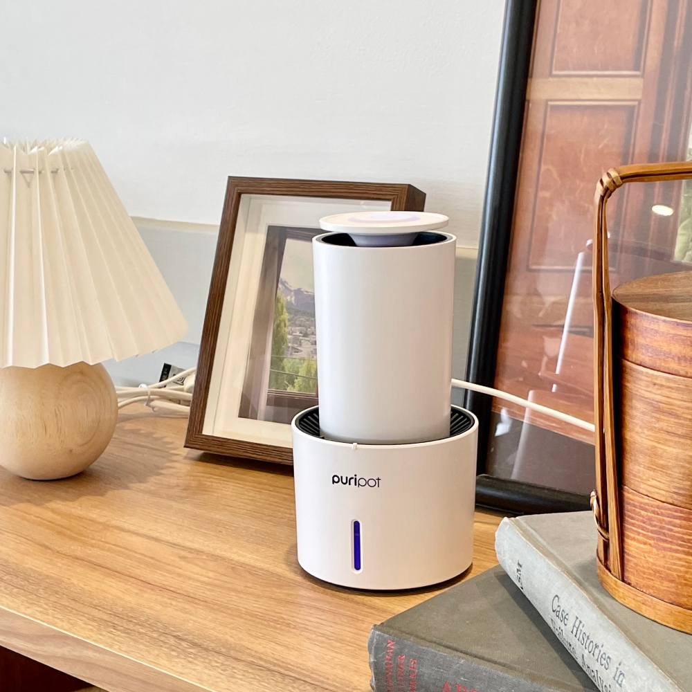 퓨리팟 P1 원룸 공기청정기 공기살균기 소형 탁상용 사무실 화장실 펫 냄새제거 필터없는