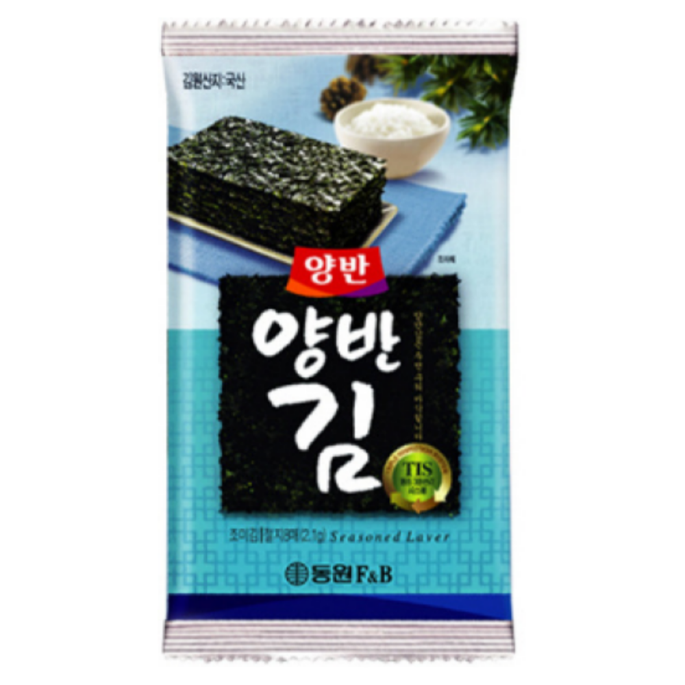 양반 김 도시락 김 16.8G 2.1GX8개입 동원 - 최저가 사업자 식자재 | 식봄