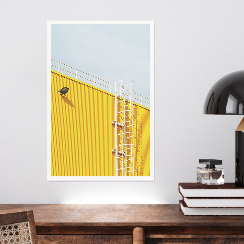 인테리어 그림 거실 액자 접착 포스터 캔버스 노랑시리즈 01 A2