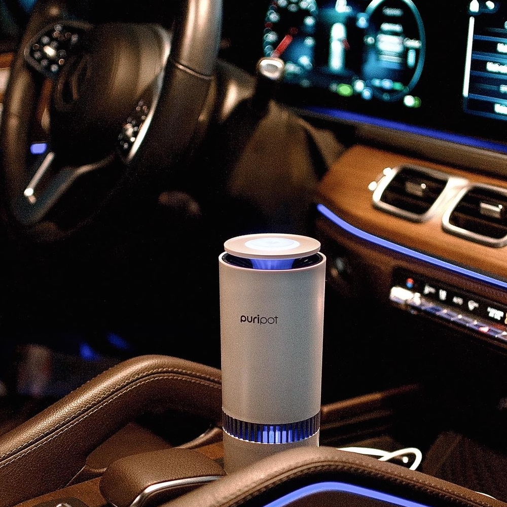 퓨리팟 M1 미니 공기청정기 차량용 공기살균기 필터교체없는 아기방 자동차 냄새제거 공청기