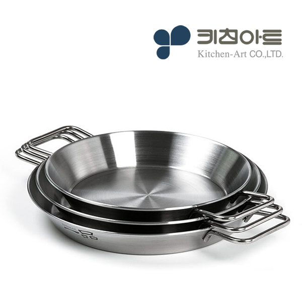 키친아트 인덕션 빠에야팬 24cm 일품 스텐 감바스팬 - 상세 이미지 3