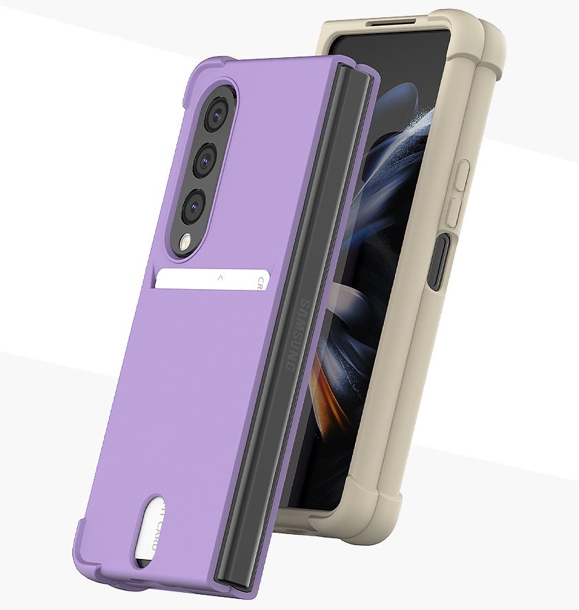 갤럭시 케이스 카드 수납 지갑 블랙, 갤럭시Z 폴드4 - 상세 이미지 3