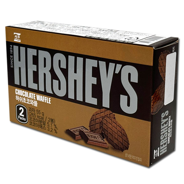 서주 허쉬 초코 와플 55g 과자