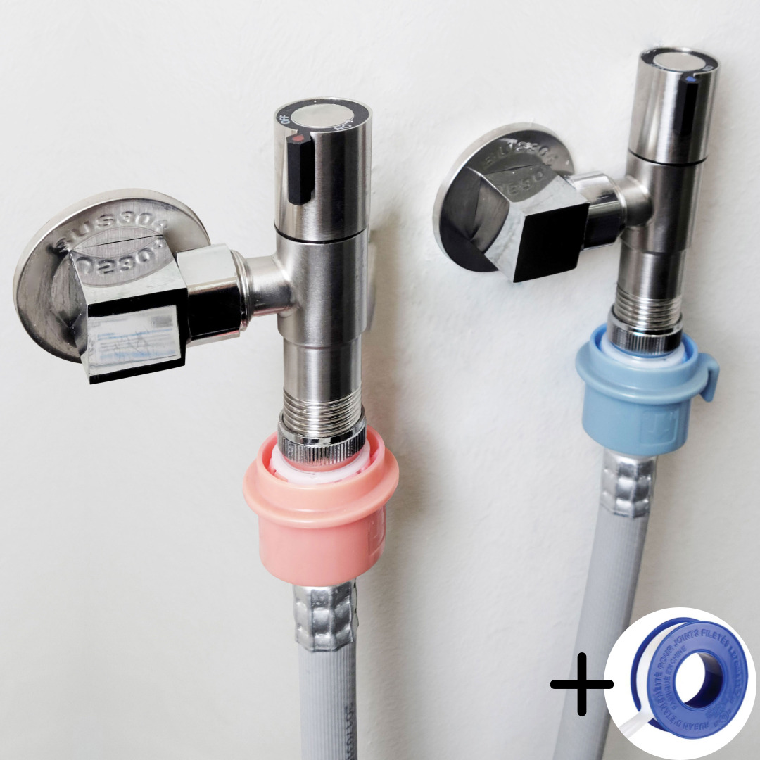 납작수전 슬림 수전 세탁기 수도꼭지 세탁실 베란다 제품 이미지