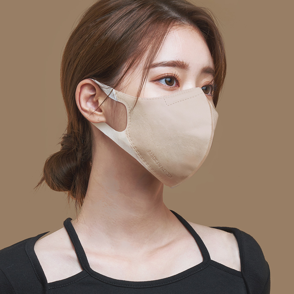 바른 새부리형 릴렉스핏 귀편한 숨쉬기편한 마스크 화이트 중형 30매 - 상세 이미지 3