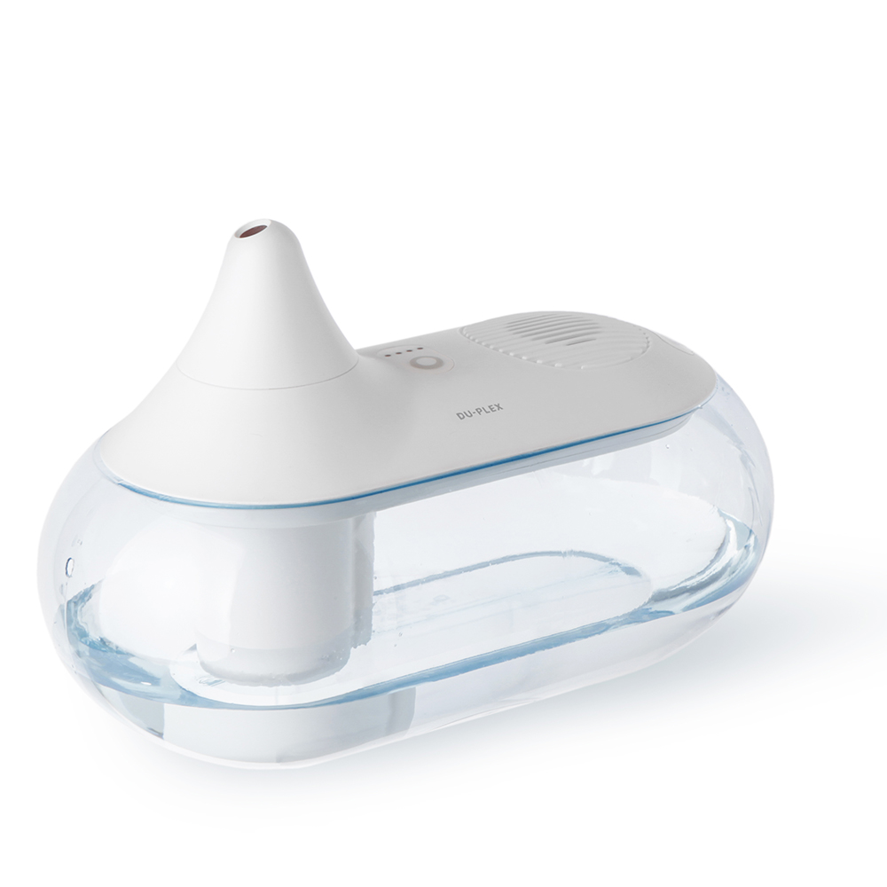 듀플렉스 통세척 편리한 간편세척 투명 초음파 가습기 DP-AB750UH 화이트 2.4L