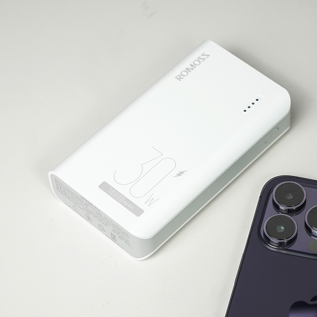 로모스 30W 초고속충전 10000mAh 휴대용 보조배터리 sense4S Pro - 상세 이미지 4