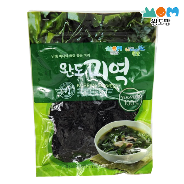 완도맘 완도 자른미역 80gx4봉 편리하게 사용가능한 컷트 미역