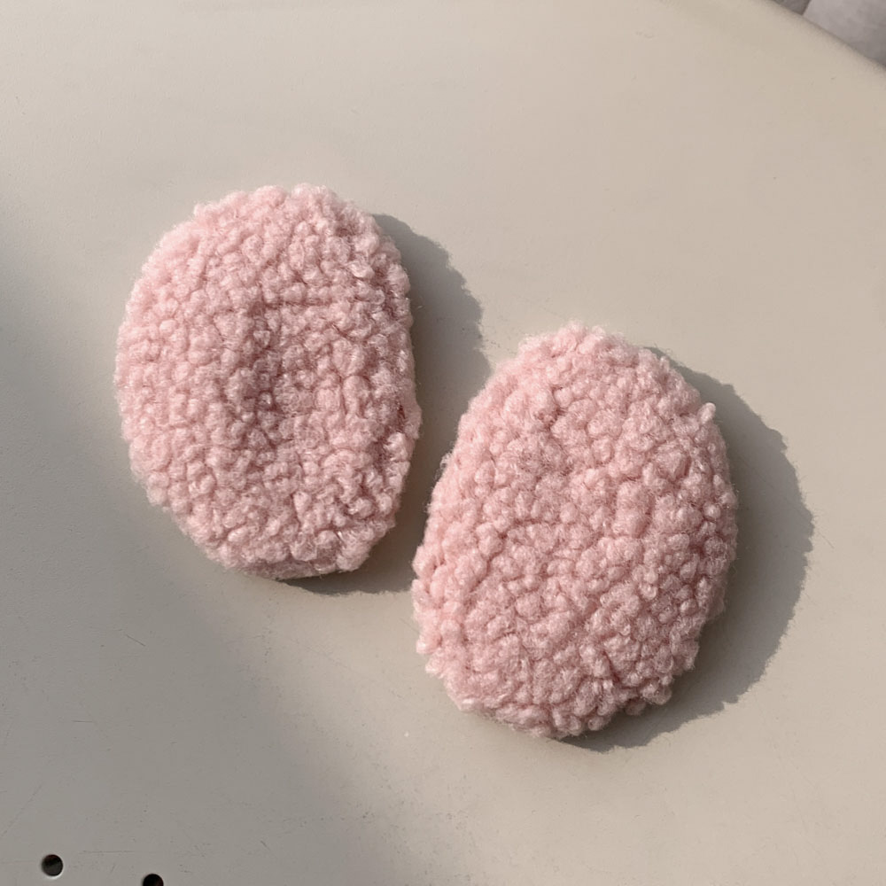 [1쌍/2pcs] 따뜻한 똑딱이 양털 뽀글이 퍼 융털 기모 끈없는 귀마개 5color 상세 이미지 43