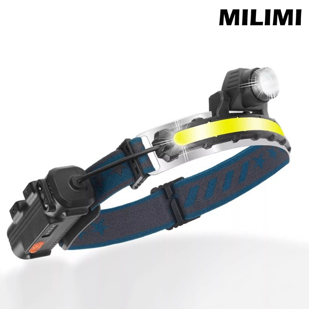 2way 헤드랜턴 센서 후레쉬 등산 낚시 안전모 작업등 해루질