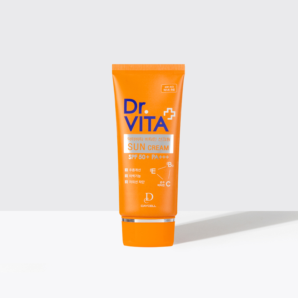 [톤업선크림] 닥터비타 비타민 선크림 50g (SPF50+PA+++) - 상품 이미지
