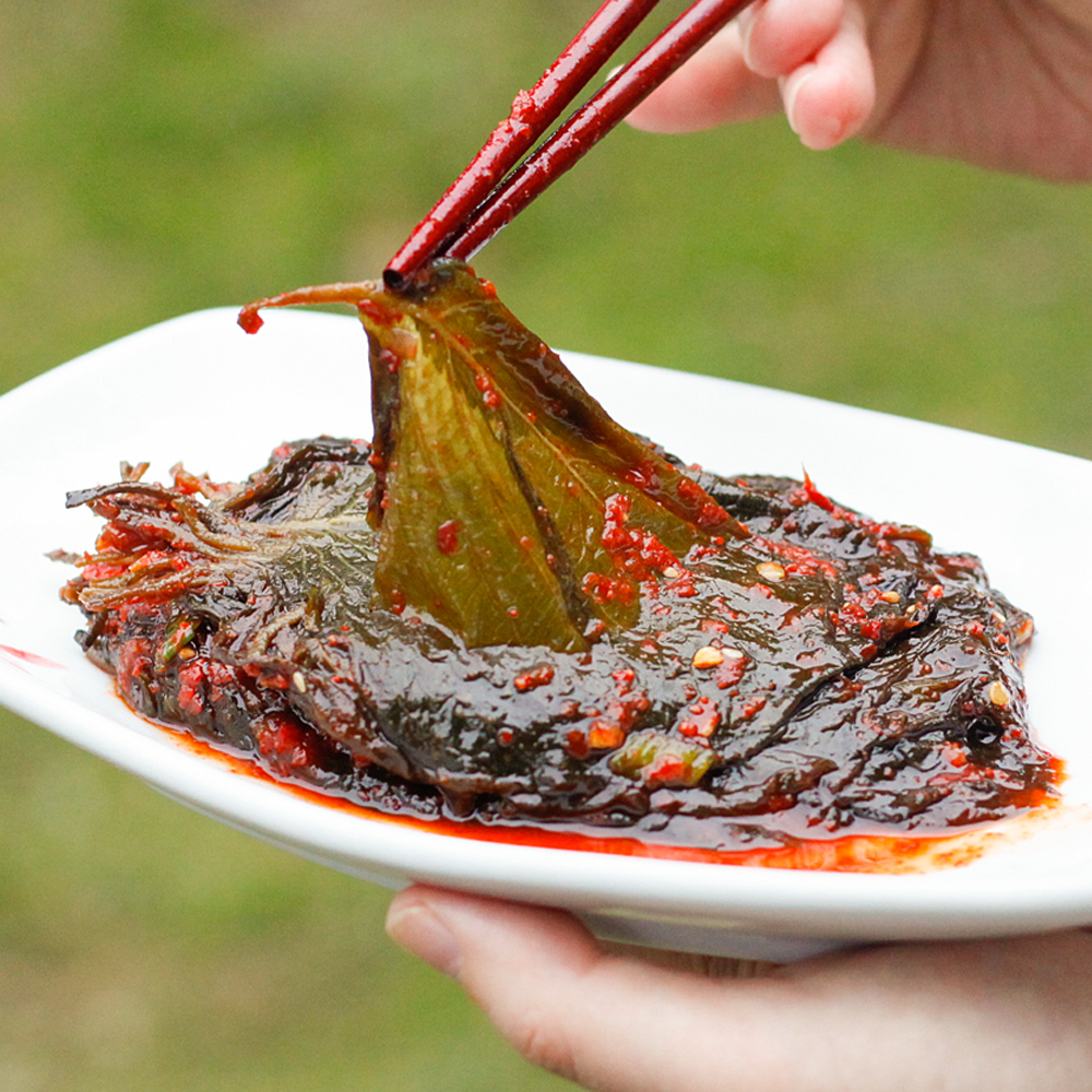양념깻잎장아찌 삭힌깻잎 절임 국산 반찬 1kg 장본가 강순옥명인 - 메인 이미지