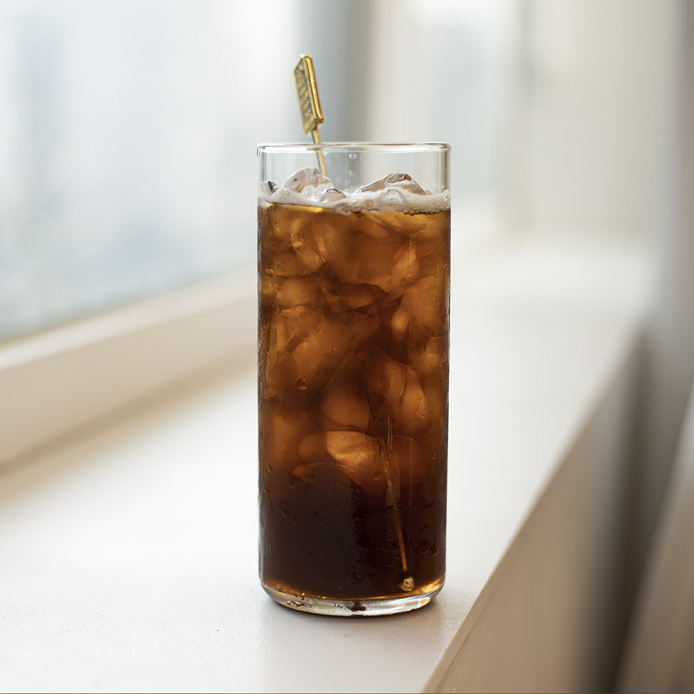 라운드굽 카페 아이스커피 내열유리컵 하이볼전용잔 16oz 500ml - 상세 이미지 3