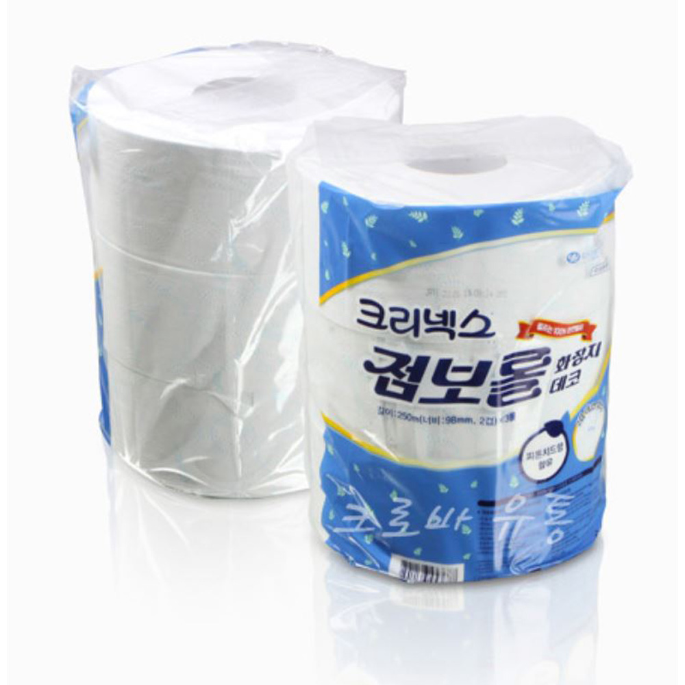 유한킴벌리 45367 크리넥스 점보롤 화장지 2겹 250M 12롤 1박스 업소용 롤 티슈 휴지 - 상세 이미지 2