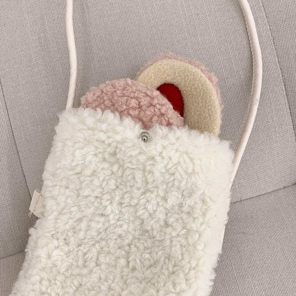 [1쌍/2pcs] 따뜻한 똑딱이 양털 뽀글이 퍼 융털 기모 끈없는 귀마개 5color 상세 이미지 6