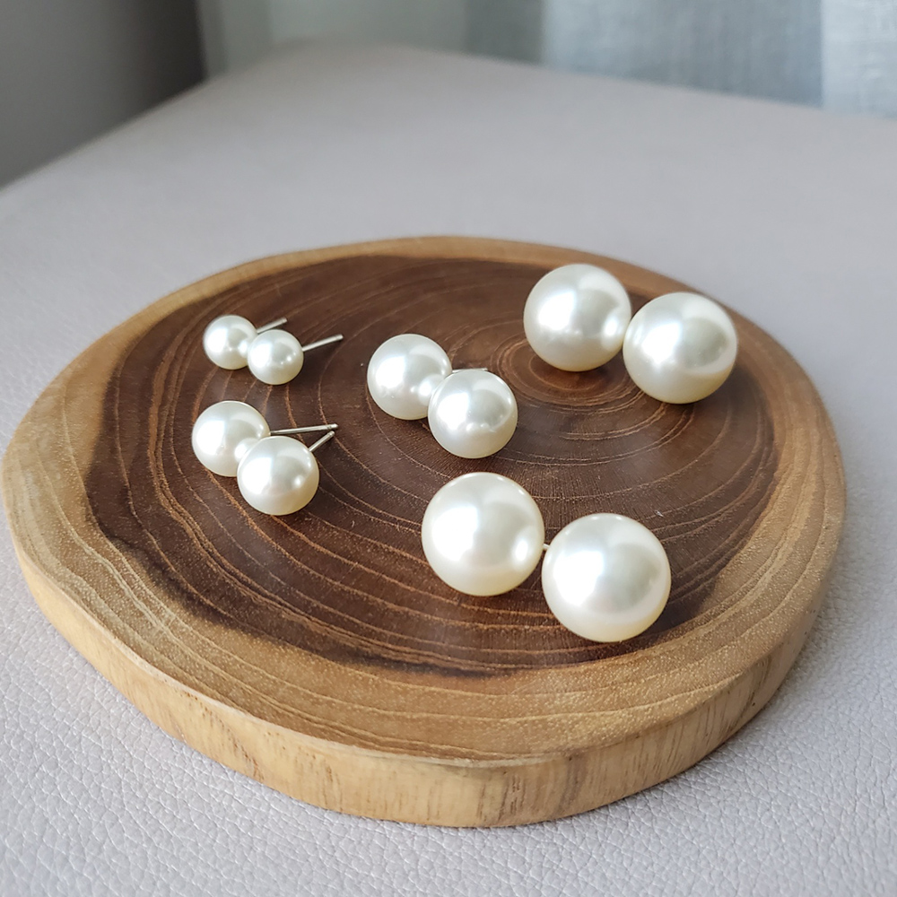 925 실버 국산 고급 진주 8mm 10mm 16mm 펄 귀걸이