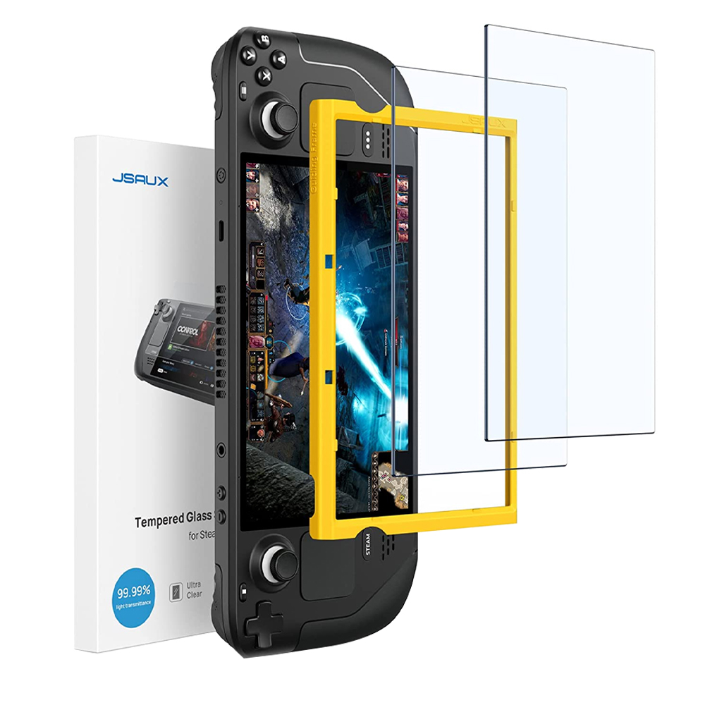 스팀덱 OLED 고투명 강화유리 액정보호필름 JSAUX 2매