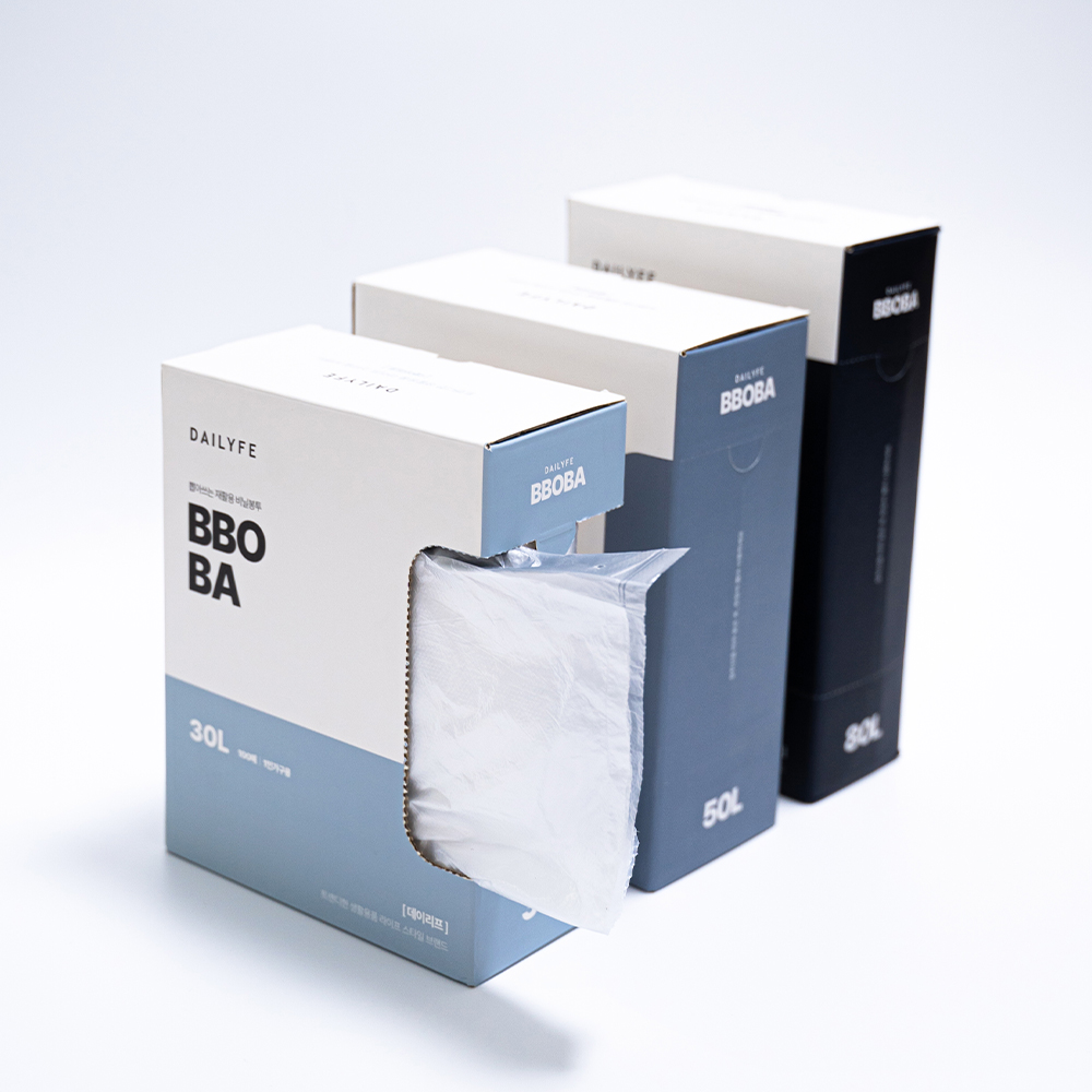 뽑아쓰는 분리수거 재활용 비닐봉투 30L/50L/80L - 상세 이미지 4