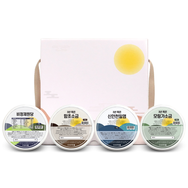 단짠세트 원당-소금 300g 4종 - 메인 이미지