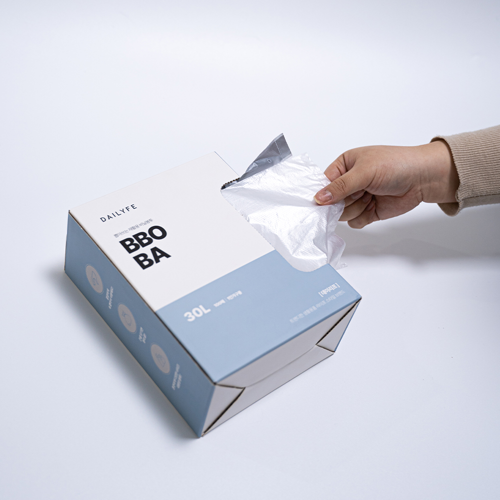 뽑아쓰는 분리수거 재활용 비닐봉투 30L/50L/80L - 상세 이미지 3