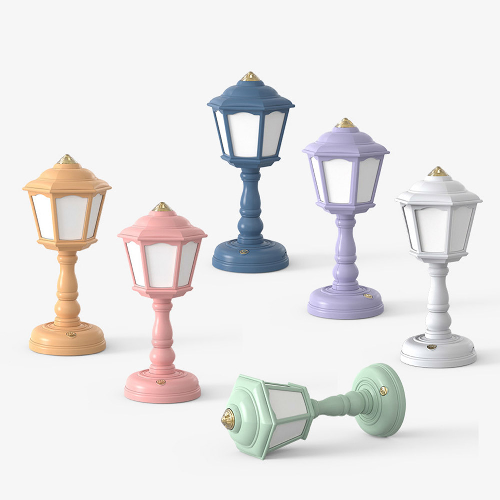 인테리어 소품 미니 가로등 파스텔 LED 무드등 GH001 : 지오SHOP