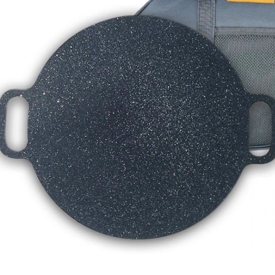 캠핑용 그리들 손잡이 대형 무쇠그리들 전골 깊은 그리들 30cm