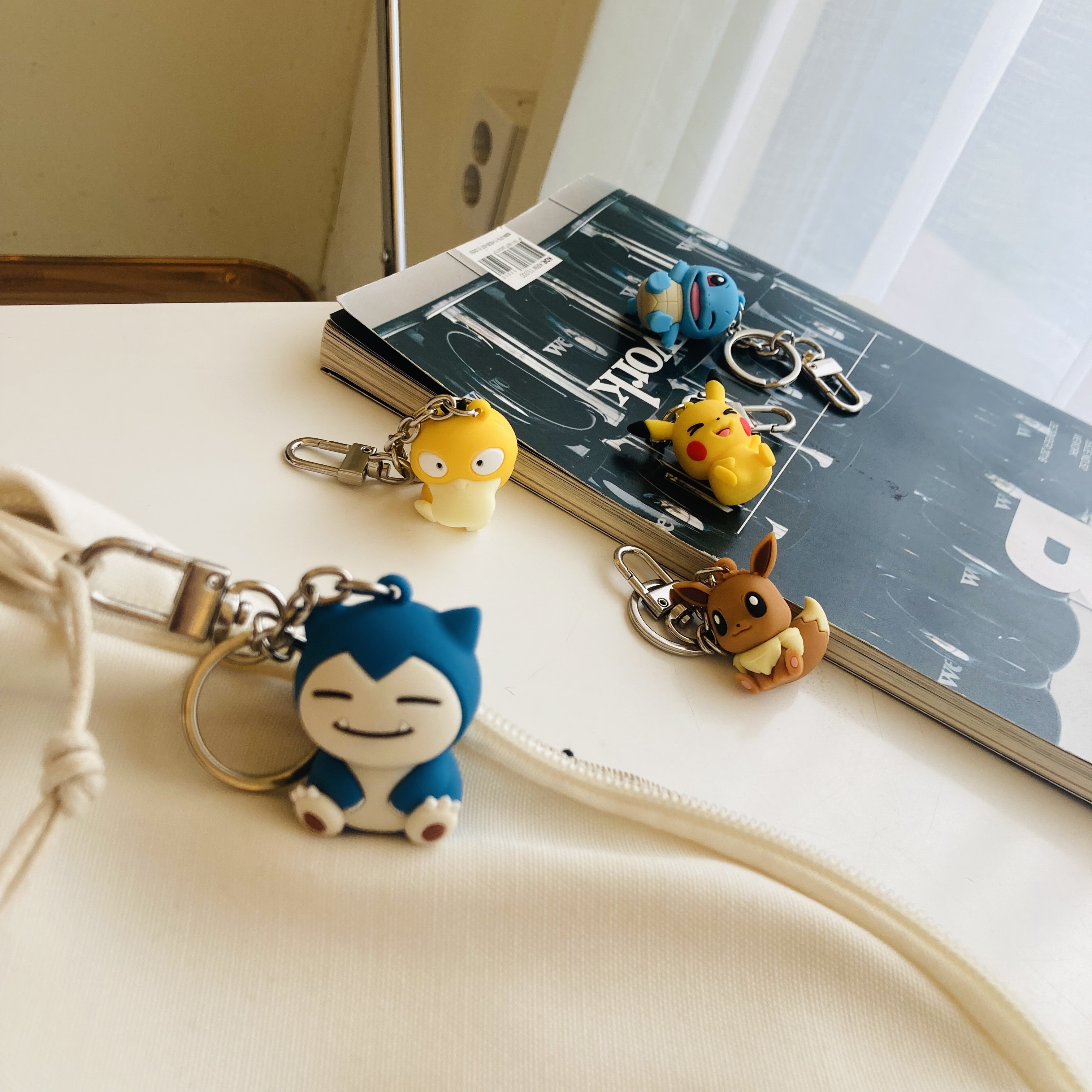 포켓몬 키링 꼬부기 포켓몬스터 피규어 자동차 열쇠고리-모바일 11번가