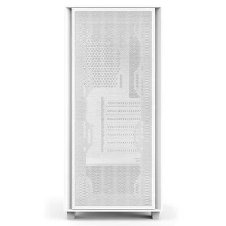 데이븐 DAVEN D6 MESH 강화유리 (화이트) 미들타워 컴퓨터 PC 케이스