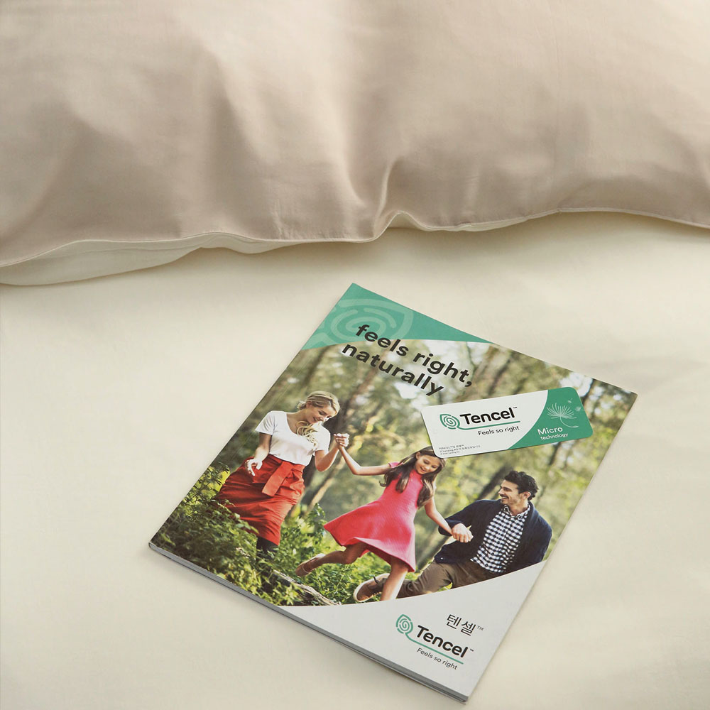 이스턴킹침구 호텔식 차렵이불 텐셀모달100 레알 아이보리 간절기 겨울 EK이불커버세트