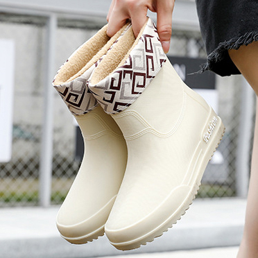 여성 털 장화 (겨울 방한)