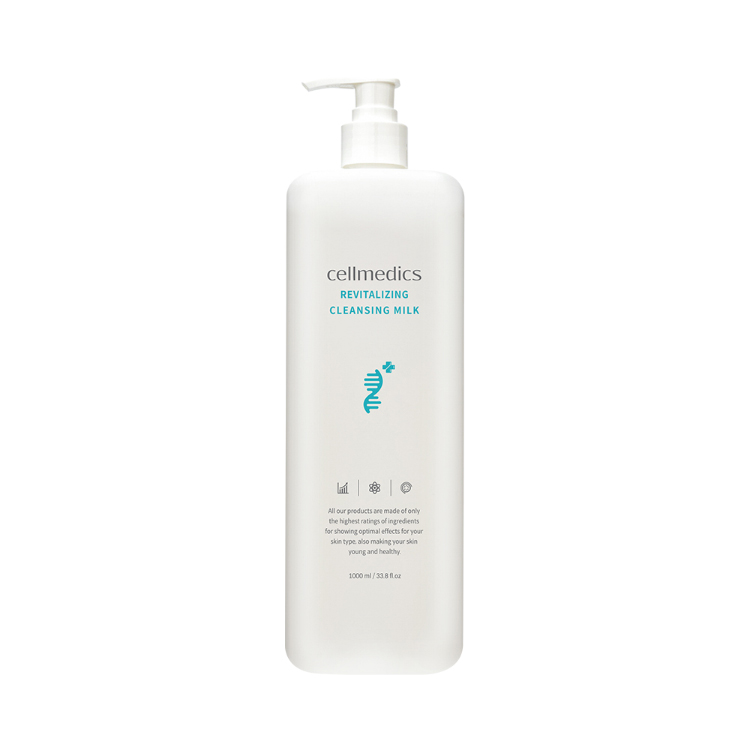셀메딕스 리바이탈라이징 클렌징 밀크 1000ml 1차 클렌저+샘플 - 상품 이미지