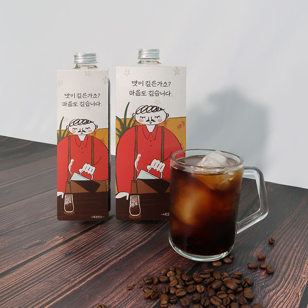 네오빈스 헤이즐럿 콜드브루 더치커피 원액 1000ml 액상커피 에스프레소 아메리카노 - 상세 이미지 5