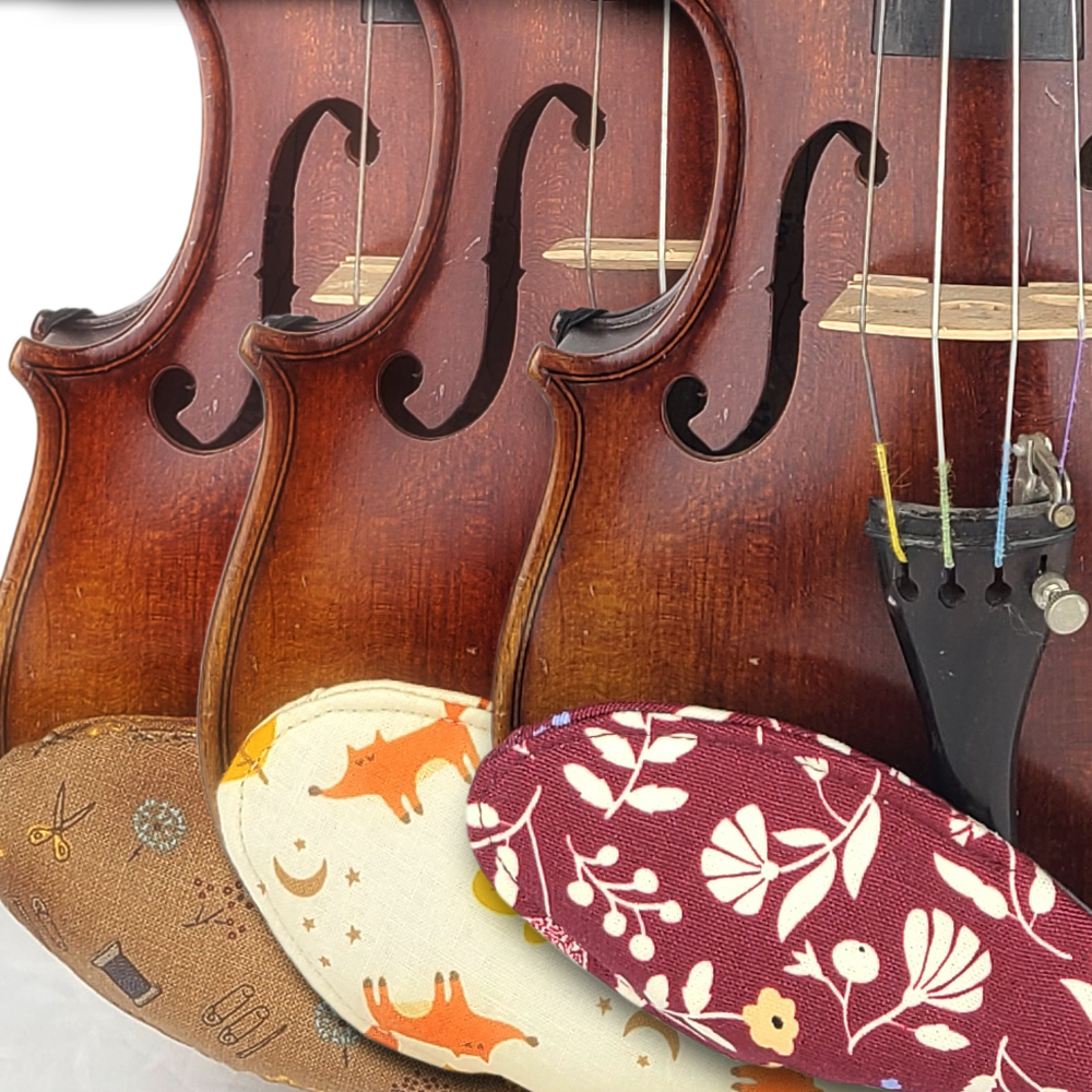 어린이 바이올린 레슨 핸드메이드 턱받침 커버 패드 쿠션 스킨 제품 이미지