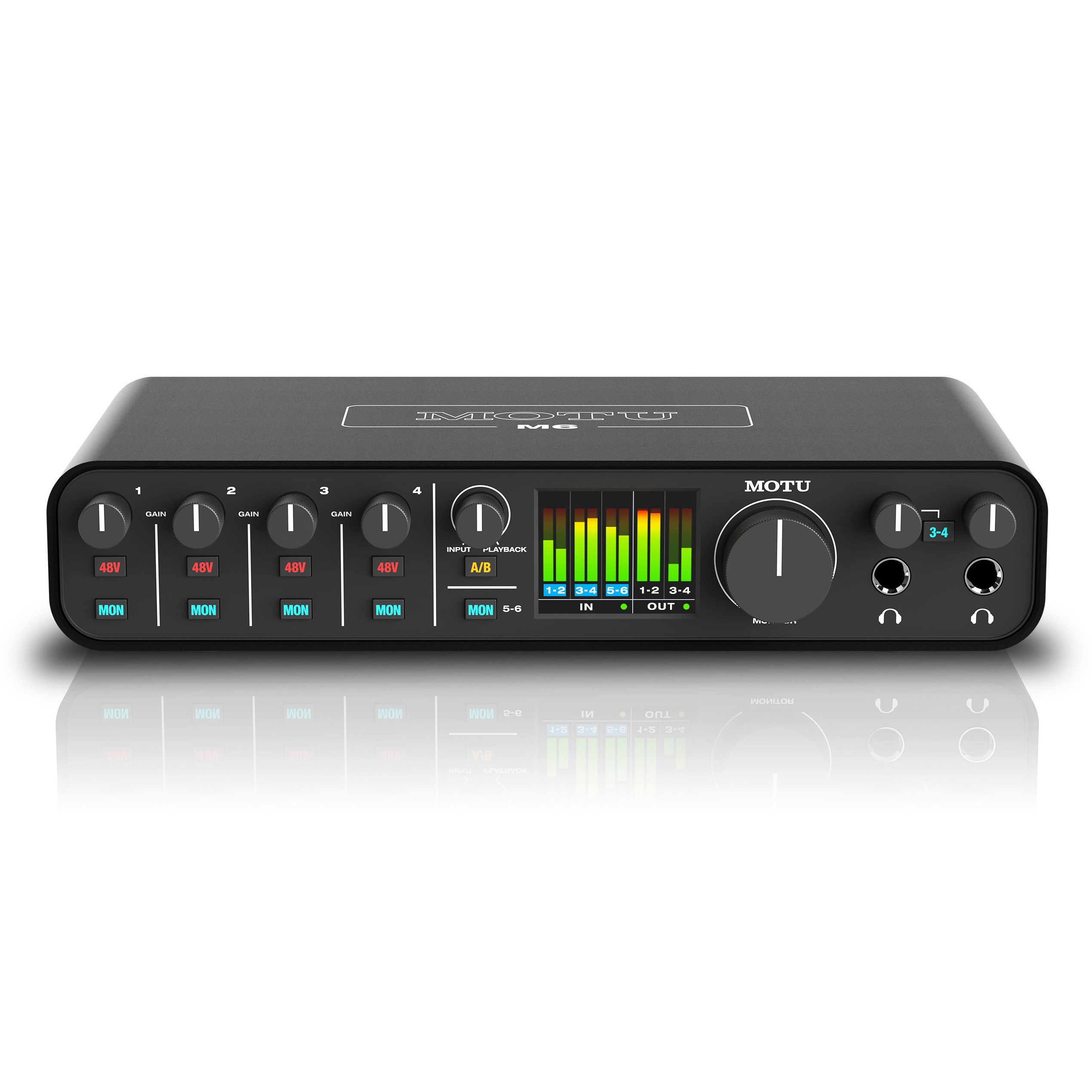 MOTU M6 모투 6채널 USB 오디오 인터페이스 홈레코딩 오인페