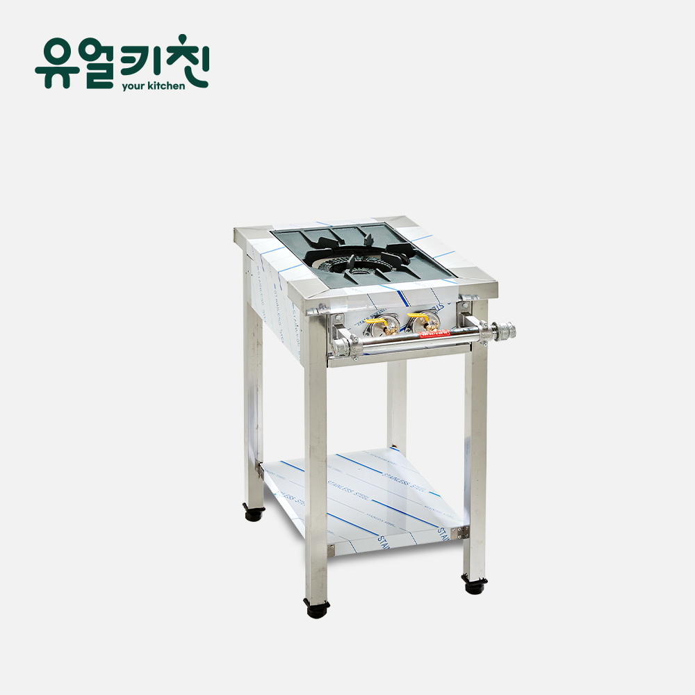 영업용가스렌지 450x600 1구 업소용 간택기 간데기 식당용 일반 도시가스(LNG)