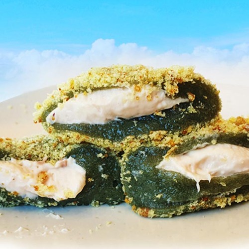 (쑥떡 20개) 블루탐 제주도 크림치즈 오메기떡 맛집 간식 개별 냉동포장 60g - 메인 이미지
