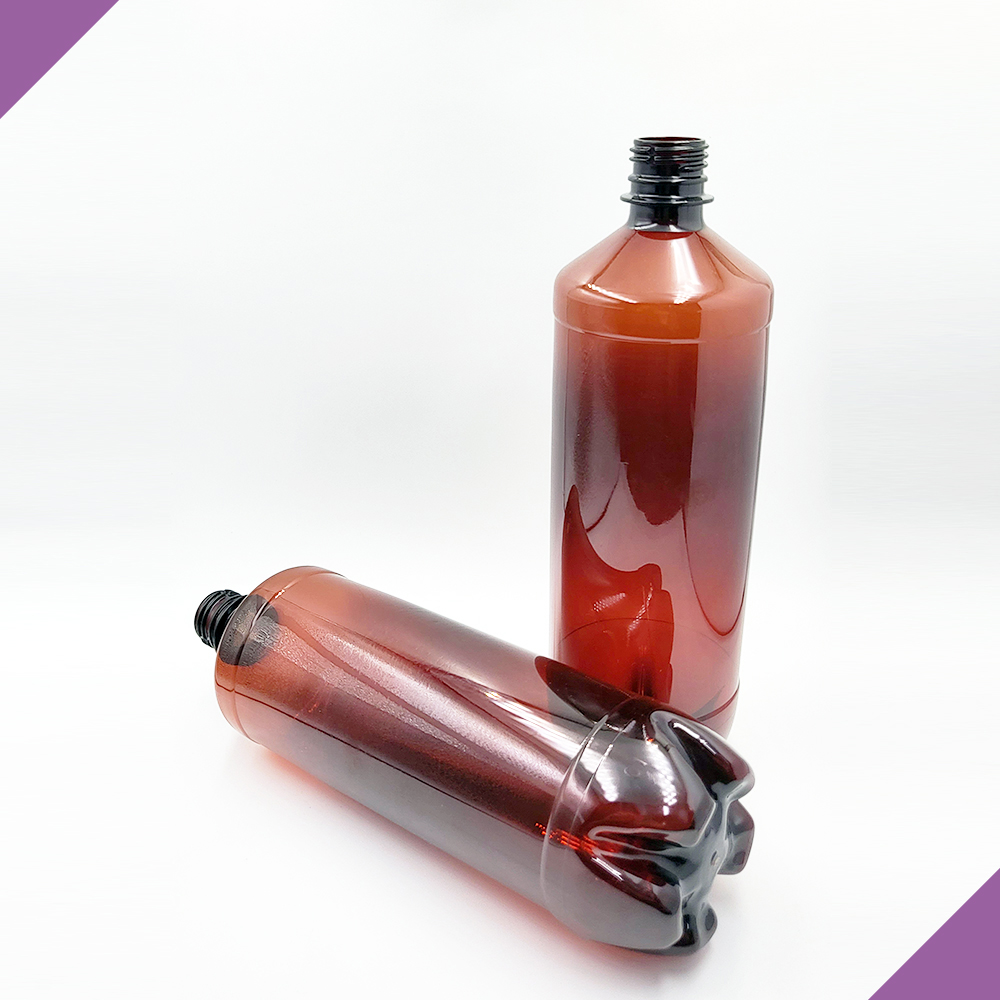 (64개) 1리터 갈색 맥주페트병 1000cc 1000ml 내압 생맥주용기 호프 배달용기 - 상품 이미지