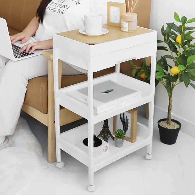 틈새 선반 이동식 트롤리 코스트코 세탁실 수납장 트롤리 바퀴달린 선반 트레이 3단