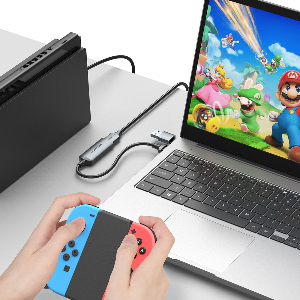 벤션 2in1 USB C타입 HDMI 캡쳐보드, ACWHA - 상세 이미지 2