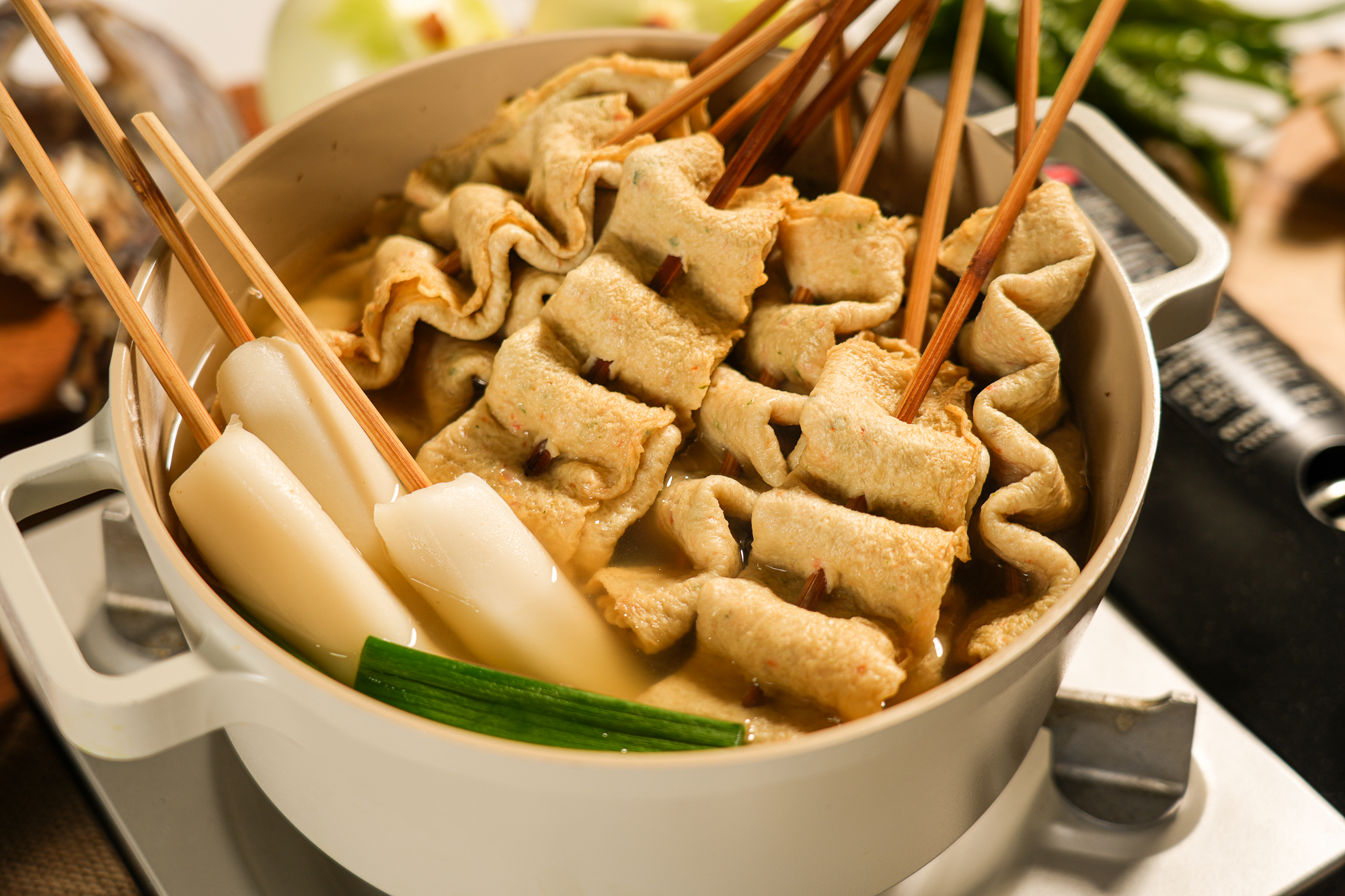 [단품] 부산 신촌깻잎떡볶이 오뎅탕 밀키트 (2인분) 캠핑 어묵탕 물떡 꼬치 - 상세 이미지 5