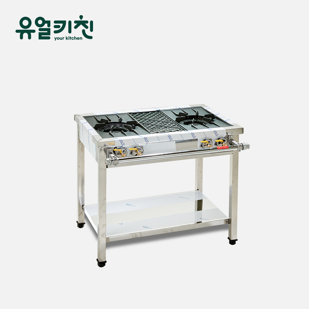 영업용가스렌지 900 2구 업소용 간택기 간데기 식당용 일반 도시가스(LNG)