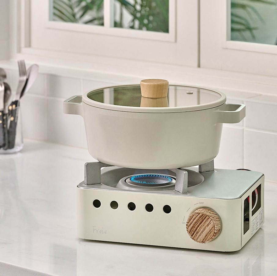 국내생산 에비히슈테른 프라이어 미니 버너 캠핑 스토브 휴대용 가스렌지