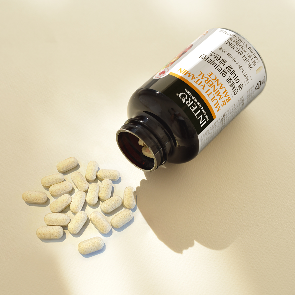 인테로 멀티비타민 앤 미네랄 밸런스 종합비타민 180정, 1개